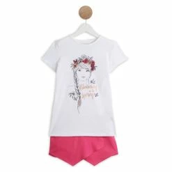 Offres ✔️ IN EXTENSO Ensemble T-shirt + Short Fille ⭐