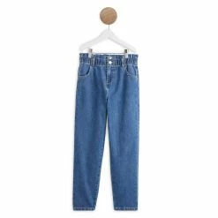 Meilleur prix ???? IN EXTENSO Pantalon Paperbag En Jean Fille ????