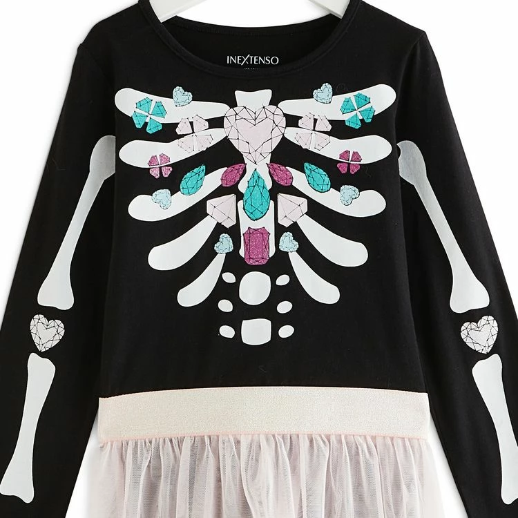 Les meilleures critiques de 🔔 IN EXTENSO Chemise De Nuit Squelette + Legging 🎃 Halloween Fille 🎉 4 Les meilleures critiques de 🔔 IN EXTENSO Chemise De Nuit Squelette + Legging 🎃 Halloween Fille 🎉 – Image 2