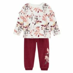 Vente flash 😍 Petit Béguin Pyjama Fille Manches Longues Contenant Du Coton Bio Maeline 🤩