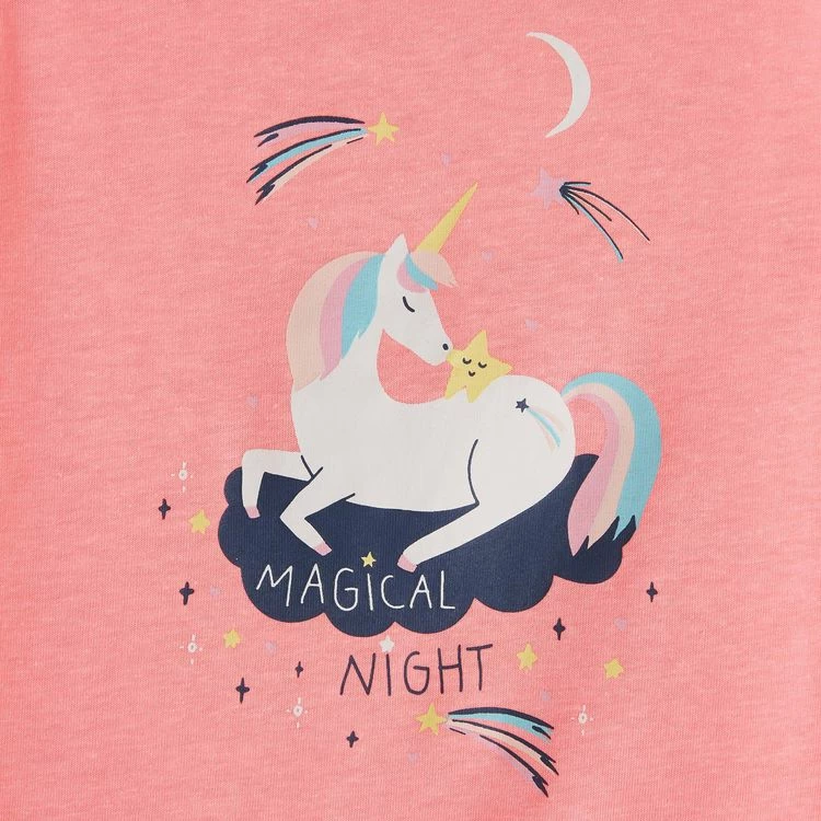 Tout neuf 🔔 IN EXTENSO Pyjashort Licorne Fille 💯 4 Tout neuf 🔔 IN EXTENSO Pyjashort Licorne Fille 💯 – Image 2