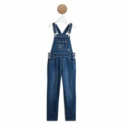 Grosses soldes ⭐ IN EXTENSO Salopette En Jean étoiles Fille 🤩