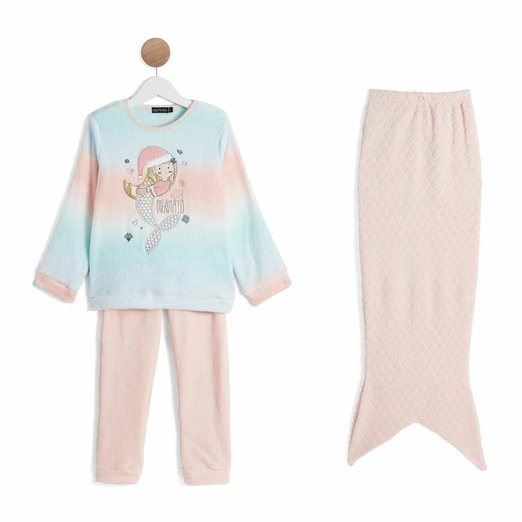 Meilleure vente 😀 IN EXTENSO Ensemble Pyjama Sirène Fille + Plaid ⭐ 3 Meilleure vente 😀 IN EXTENSO Ensemble Pyjama Sirène Fille + Plaid ⭐