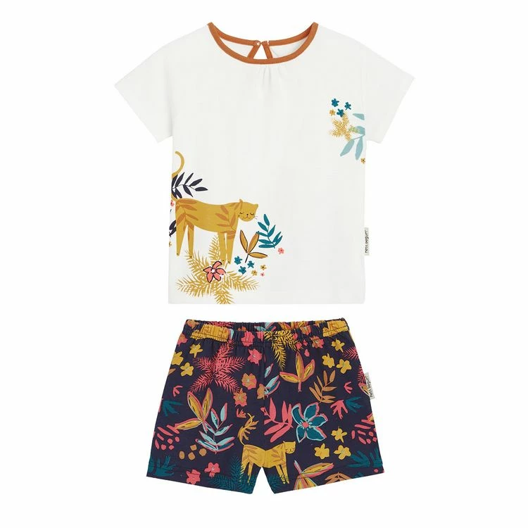 Le moins cher ✔️ Petit Béguin Pyjama Fille Manches Courtes Laos 😍 3 Le moins cher ✔️ Petit Béguin Pyjama Fille Manches Courtes Laos 😍