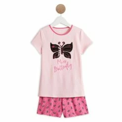 Vente flash 💯 IN EXTENSO Pyjashort Papillons à Sequins Fille 👏
