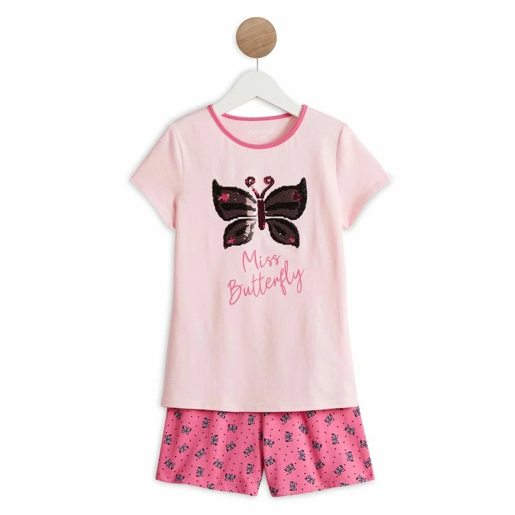 Vente flash 💯 IN EXTENSO Pyjashort Papillons à Sequins Fille 👏 3 Vente flash 💯 IN EXTENSO Pyjashort Papillons à Sequins Fille 👏