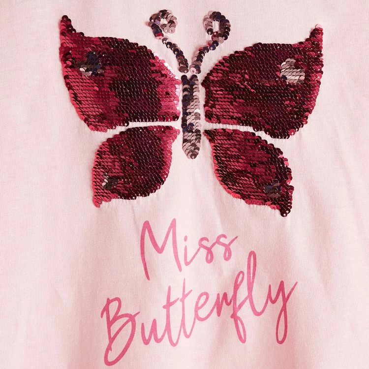 Vente flash 💯 IN EXTENSO Pyjashort Papillons à Sequins Fille 👏 4 Vente flash 💯 IN EXTENSO Pyjashort Papillons à Sequins Fille 👏 – Image 2