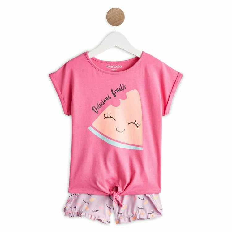 Vente flash 🔥 IN EXTENSO Pyjashort Pastéques Fille ✨ 3 Vente flash 🔥 IN EXTENSO Pyjashort Pastéques Fille ✨