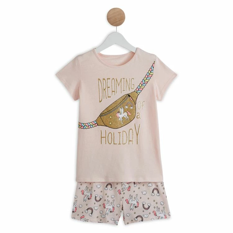 Grosses soldes 🔥 IN EXTENSO Pyjashort Licorne Fille ✨ 3 Grosses soldes 🔥 IN EXTENSO Pyjashort Licorne Fille ✨