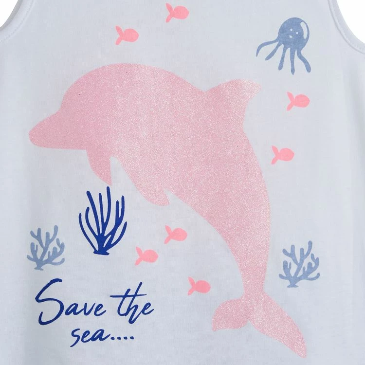 Promo ⭐ IN EXTENSO Pyjashort Dauphin Fille 🔥 4 Promo ⭐ IN EXTENSO Pyjashort Dauphin Fille 🔥 – Image 2