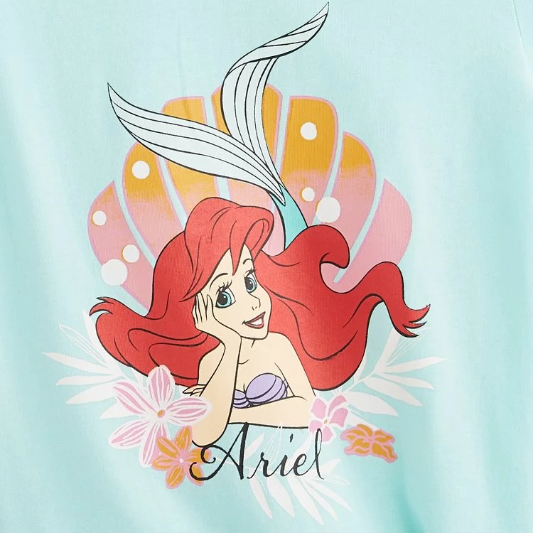 Promo 🎁 La Petite Sirene Pyjashort Ariel Fille 🌟 4 Promo 🎁 La Petite Sirene Pyjashort Ariel Fille 🌟 – Image 2