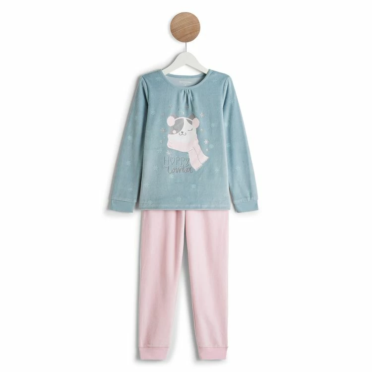 Sortie 👏 IN EXTENSO Pyjama Velours Chat Fille 🛒 3 Sortie 👏 IN EXTENSO Pyjama Velours Chat Fille 🛒