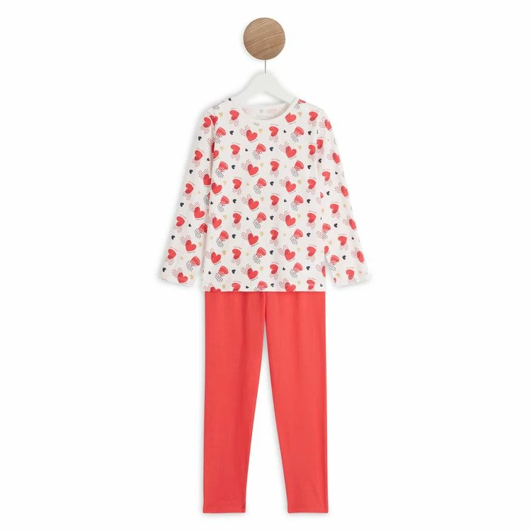 Acheter 😀 IN EXTENSO Pyjama Coeurs Fille ⌛ 3 Acheter 😀 IN EXTENSO Pyjama Coeurs Fille ⌛