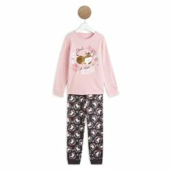 Nouveau 🌟 IN EXTENSO Pyjama à Sequins Réversibles Biche Fille 🤩