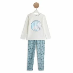Nouveau 🛒 Reine Des Neiges Pyjama Polaire Fille ❤️