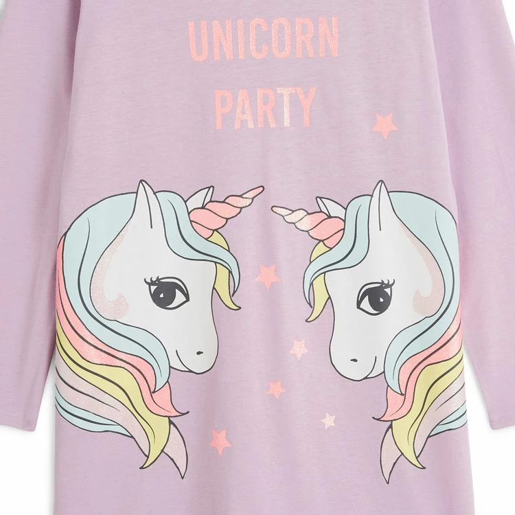 De gros 😍 IN EXTENSO Chemise De Nuit + Legging Licorne Fille 😀 4 De gros 😍 IN EXTENSO Chemise De Nuit + Legging Licorne Fille 😀 – Image 2