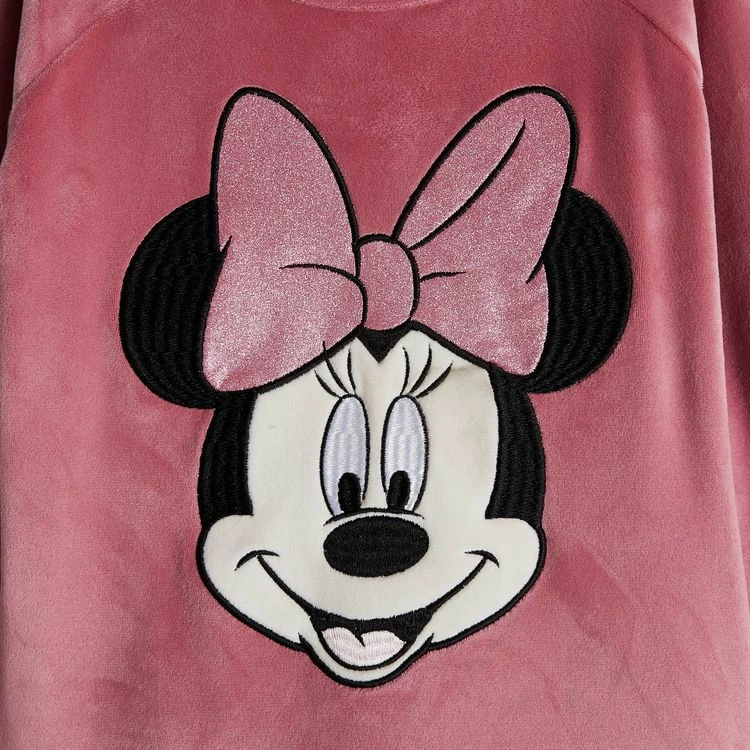 Nouveau 😉 MINNIE Pyjama Velours Fille 🌟 4 Nouveau 😉 MINNIE Pyjama Velours Fille 🌟 – Image 2