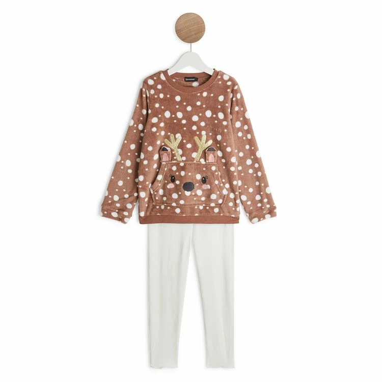 De gros 🎉 IN EXTENSO Pyjama Peluche Biche Fille 🎁 3 De gros 🎉 IN EXTENSO Pyjama Peluche Biche Fille 🎁