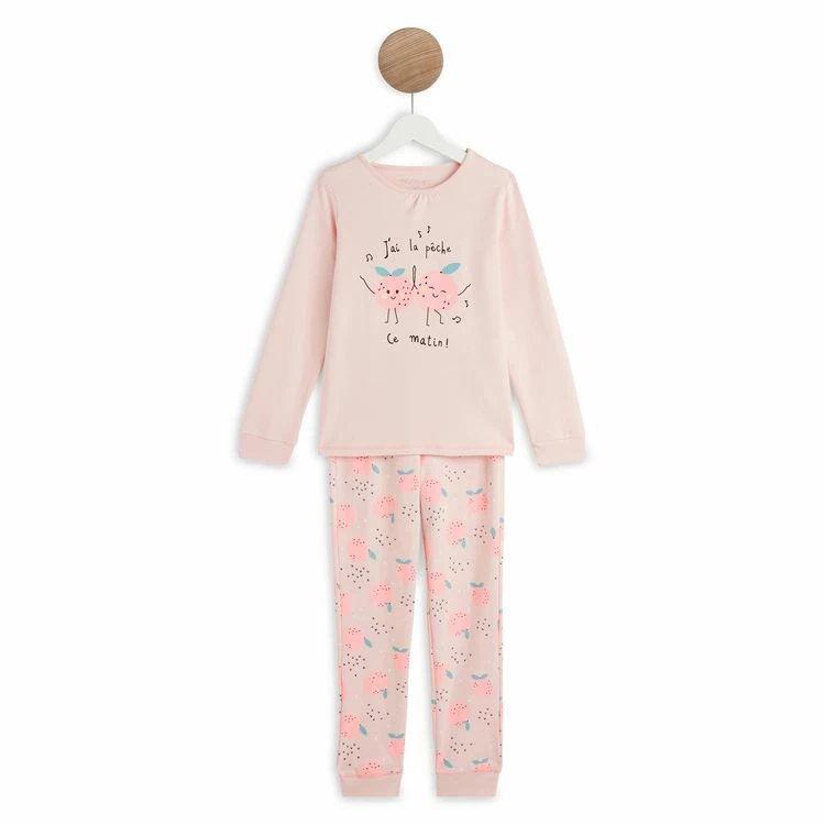 Nouveau 🌟 IN EXTENSO Ensemble Pyjama Pêches Coton Bio Fille ⌛ 3 Nouveau 🌟 IN EXTENSO Ensemble Pyjama Pêches Coton Bio Fille ⌛