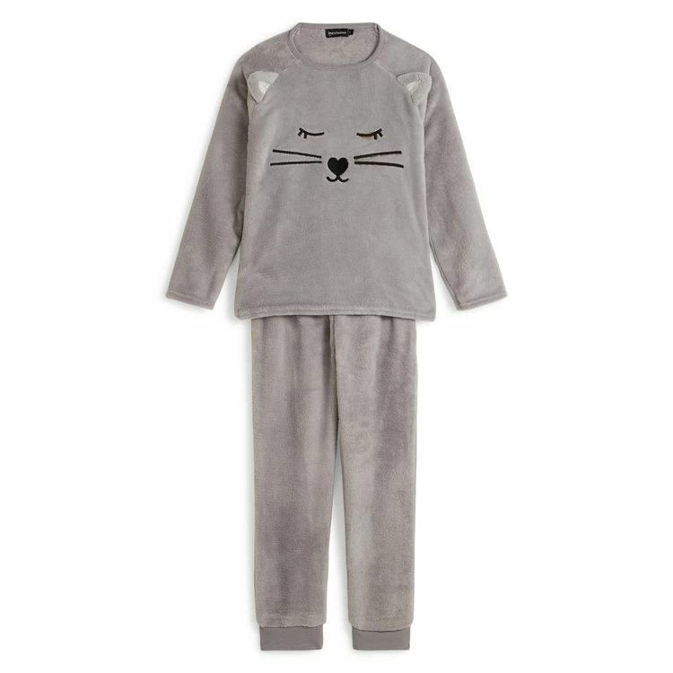 Nouveau 😉 IN EXTENSO Pyjama Peluche Chat Fille 🧨 3 Nouveau 😉 IN EXTENSO Pyjama Peluche Chat Fille 🧨