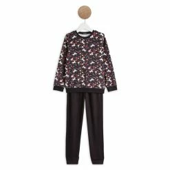 Tout neuf 🥰 IN EXTENSO Pyjama Panne De Velours Licorne Fille ❤️