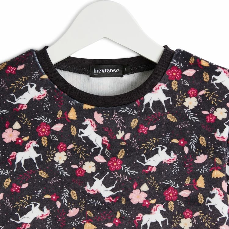 Tout neuf 🥰 IN EXTENSO Pyjama Panne De Velours Licorne Fille ❤️ 4 Tout neuf 🥰 IN EXTENSO Pyjama Panne De Velours Licorne Fille ❤️ – Image 2