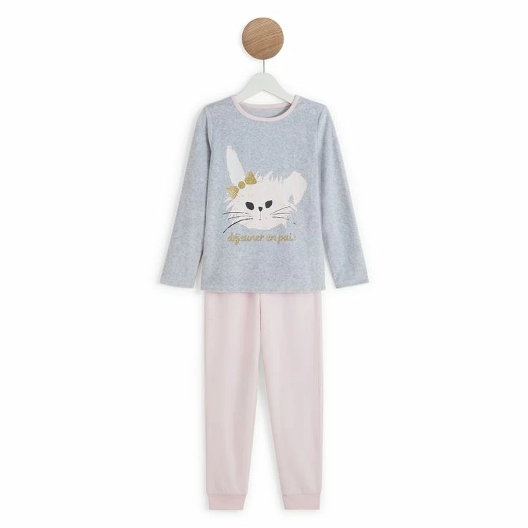 Meilleure affaire 🤩 IN EXTENSO Pyjama Velours Lapin Fille 🔥 2 Meilleure affaire 🤩 IN EXTENSO Pyjama Velours Lapin Fille 🔥