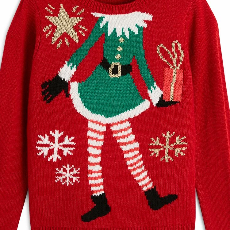 Promo 😉 IN EXTENSO Pull De Noël Fille 👏 3 Promo 😉 IN EXTENSO Pull De Noël Fille 👏 – Image 2