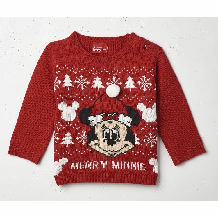Budget 🛒 MINNIE Pull De Noël Fille 💯 3 Budget 🛒 MINNIE Pull De Noël Fille 💯
