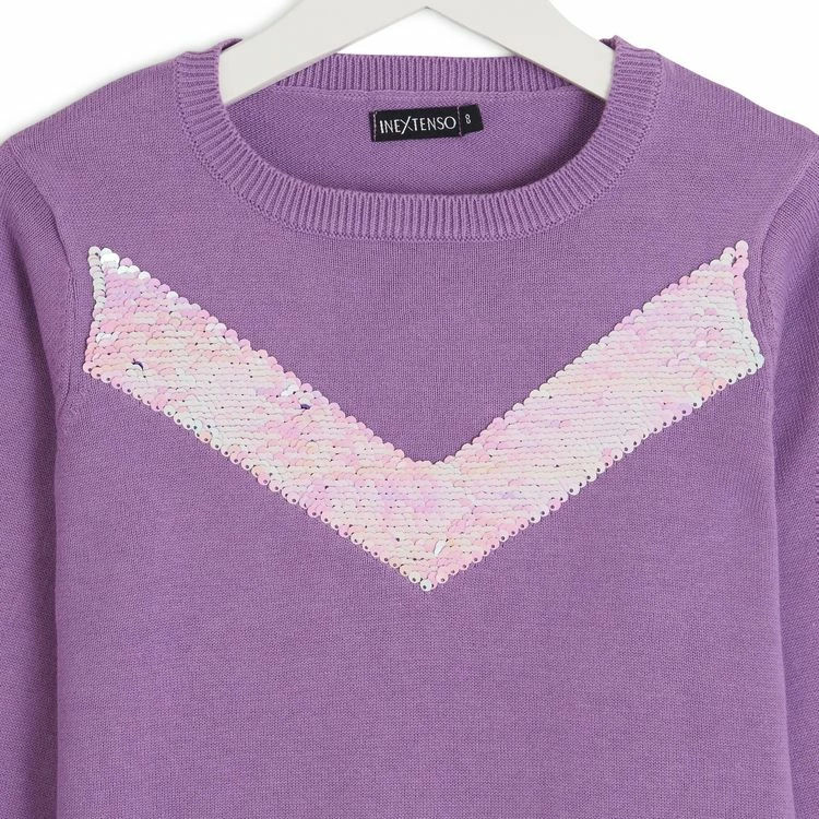 Meilleur prix 🤩 IN EXTENSO Pull à Sequins Fille 🛒 4 Meilleur prix 🤩 IN EXTENSO Pull à Sequins Fille 🛒 – Image 2