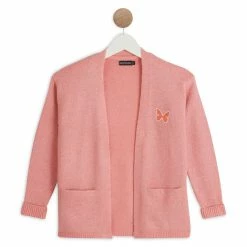 Offres ✔️ IN EXTENSO Gilet Long Papillon Fille 🎁