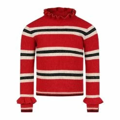Promo 🔥 CATIMINI Pull Rouge Enfant/Fille Catimini CR18005 👏