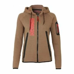 Remise 👏 GEOGRAPHICAL NORWAY Sweat Zippé Marron Fille Geographical Norway Getincelle 🧨