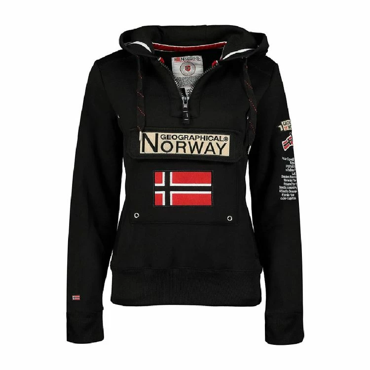 Budget 😀 GEOGRAPHICAL NORWAY Sweat Noir Fille Geographical Norway Gymclass New 🎁 3 Budget 😀 GEOGRAPHICAL NORWAY Sweat Noir Fille Geographical Norway Gymclass New 🎁