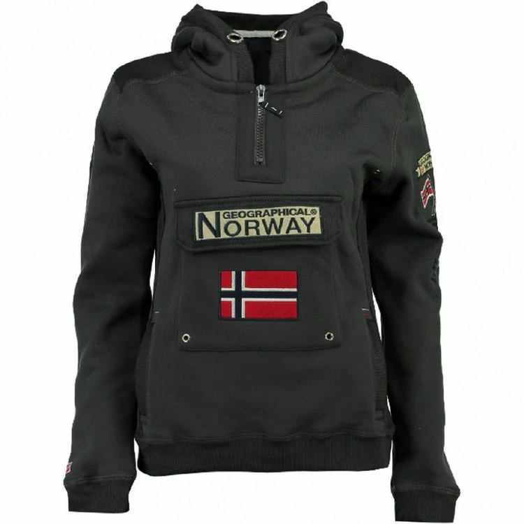 Promo 🧨 GEOGRAPHICAL NORWAY Sweat Gris Foncé Fille Geographical Norway Gymclass Girl New Ass B 007 ⭐ 3 Promo 🧨 GEOGRAPHICAL NORWAY Sweat Gris Foncé Fille Geographical Norway Gymclass Girl New Ass B 007 ⭐