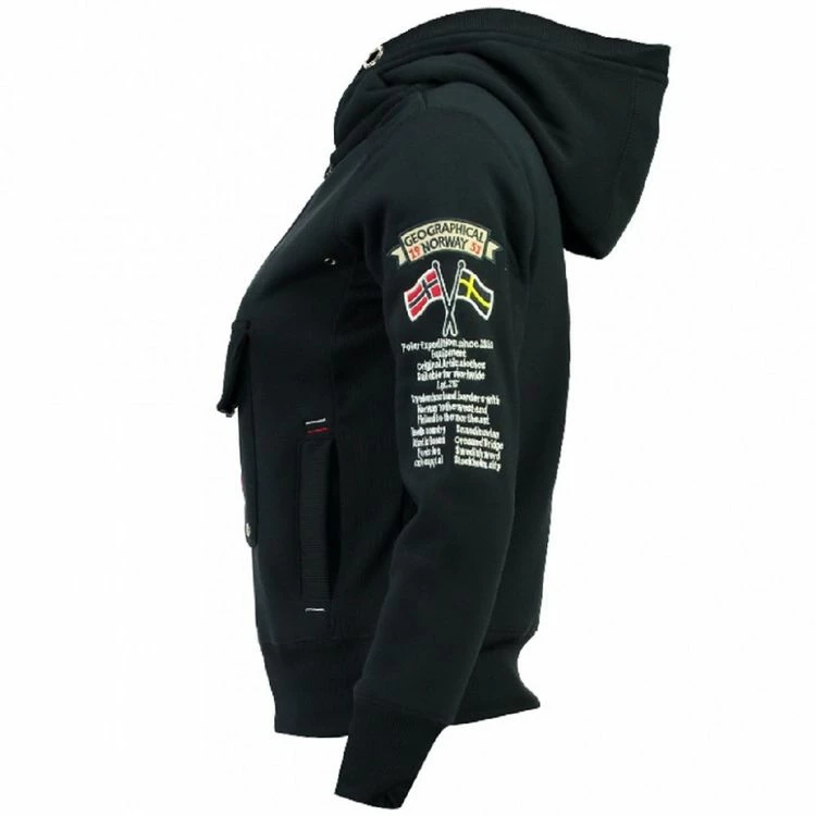 Le moins cher 🎁 GEOGRAPHICAL NORWAY Sweat Noir Fille Geographical Norway Gymclass 🥰 5 Le moins cher 🎁 GEOGRAPHICAL NORWAY Sweat Noir Fille Geographical Norway Gymclass 🥰 – Image 3