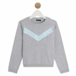 Meilleure vente 🤩 IN EXTENSO Pull à Sequins Fille ❤️