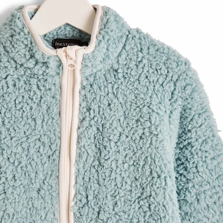 De gros ❤️ IN EXTENSO Gilet Sherpa Fille 🛒 4 De gros ❤️ IN EXTENSO Gilet Sherpa Fille 🛒 – Image 2