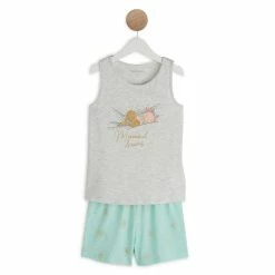 Acheter 😀 IN EXTENSO Pyjashort Sirène Fille ❤️