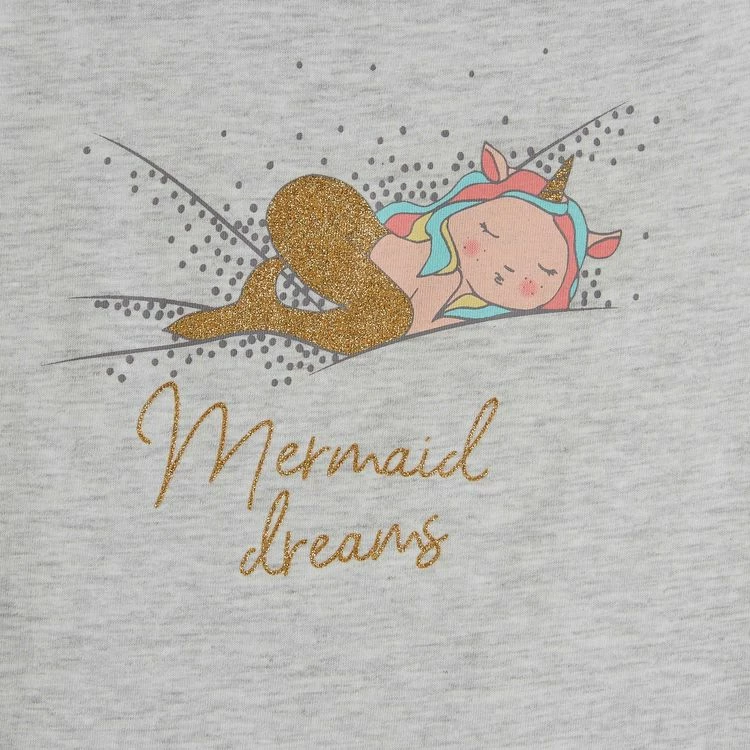 Acheter 😀 IN EXTENSO Pyjashort Sirène Fille ❤️ 4 Acheter 😀 IN EXTENSO Pyjashort Sirène Fille ❤️ – Image 2