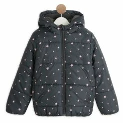 Offres 🔔 IN EXTENSO Doudoune Doublée Polaire étoiles Fille 🧨