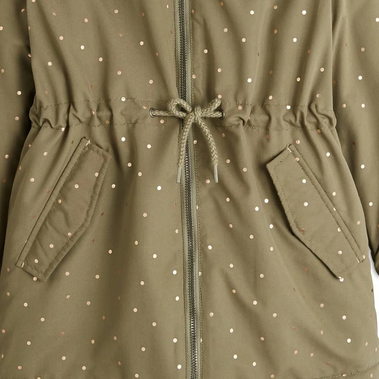 Promo 🎁 IN EXTENSO Parka à Capuche Doublée Sherpa à Pois Fille 🌟 4 Promo 🎁 IN EXTENSO Parka à Capuche Doublée Sherpa à Pois Fille 🌟 – Image 2