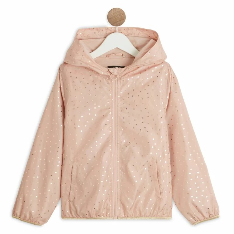 Promo 🎁 IN EXTENSO Coupe Vent Doublé à Pois Fille ✨ 3 Promo 🎁 IN EXTENSO Coupe Vent Doublé à Pois Fille ✨