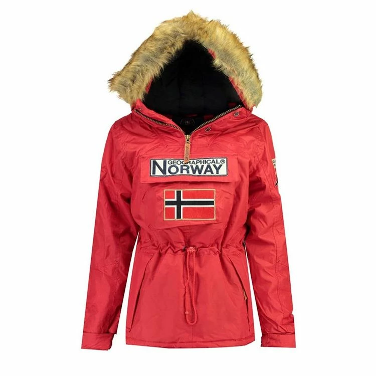 Tout neuf ⭐ GEOGRAPHICAL NORWAY Parka Rouge Fille Geographical Norway Bridget ✔️ 3 Tout neuf ⭐ GEOGRAPHICAL NORWAY Parka Rouge Fille Geographical Norway Bridget ✔️