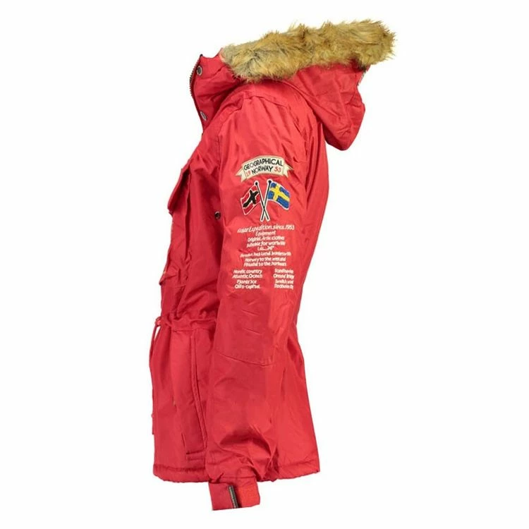 Tout neuf ⭐ GEOGRAPHICAL NORWAY Parka Rouge Fille Geographical Norway Bridget ✔️ 4 Tout neuf ⭐ GEOGRAPHICAL NORWAY Parka Rouge Fille Geographical Norway Bridget ✔️ – Image 2
