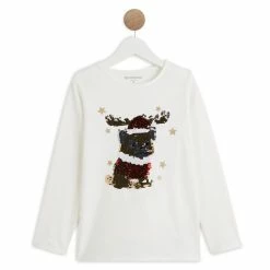 Meilleure affaire 😍 IN EXTENSO T-shirt Manches Longues Fille ⭐