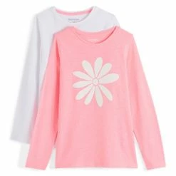 Les meilleures critiques de ✨ INEXTENSO Lot De 2 T-shirts Marguerite Manches Longues Fille 🥰