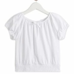 Sortie 🔥 IN EXTENSO T-shirt Manches Courtes Smocke Fille 😍