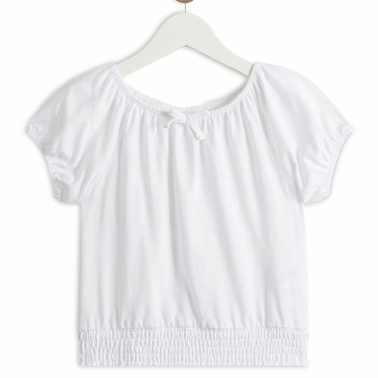 Sortie 🔥 IN EXTENSO T-shirt Manches Courtes Smocke Fille 😍 3 Sortie 🔥 IN EXTENSO T-shirt Manches Courtes Smocke Fille 😍