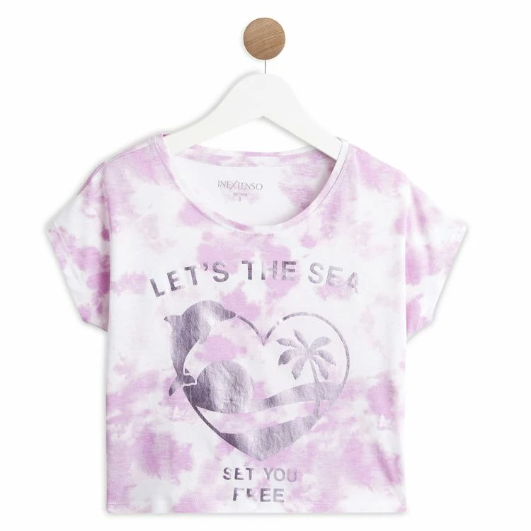 Remise ✔️ IN EXTENSO T-shirt Manches Courtes Cropped Collection Ado Fille 🎉 3 Remise ✔️ IN EXTENSO T-shirt Manches Courtes Cropped Collection Ado Fille 🎉